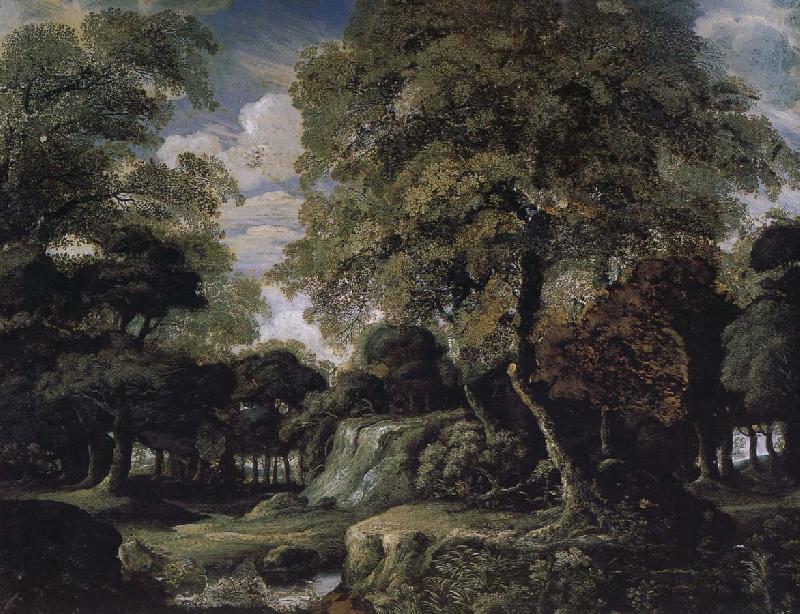 Jan van der Heyden Forest landscape oil painting image
